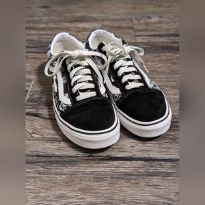 Black and white Vans
